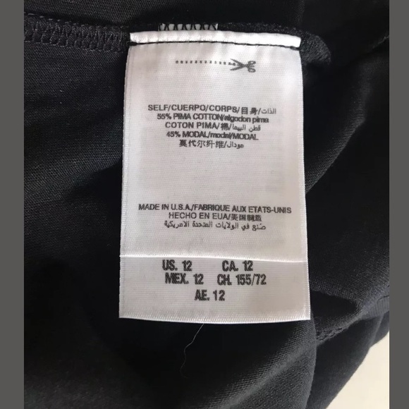 New JUICY COUTURE LA Crest Logo Tee T-shirt Black White Trim California JC Girls - Picture 6 of 11